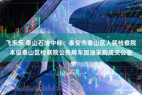 飞乐乐 泰山石油中标：泰安市泰山区人民检察院本级泰山区检察院公务用车加油采购成交公告